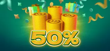 Makao 50% bonus on your third deposit